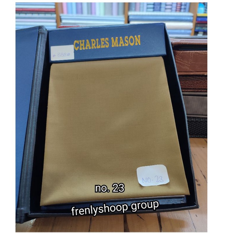 Kain Celana semi wool Charles mason / Bahan kain celana semi wool ( harga percelana)