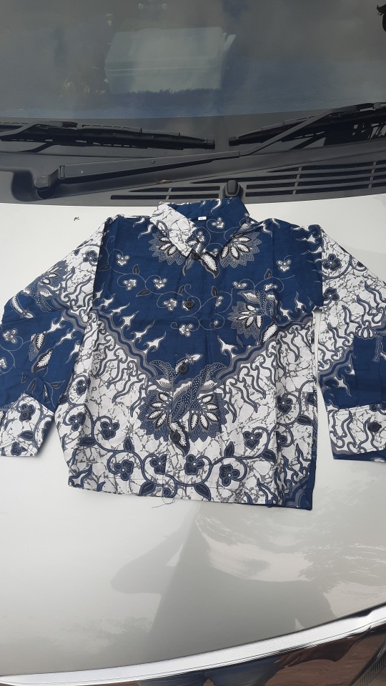 Kemeja Batik Anak Lengan Panjang Terkini Terbaru