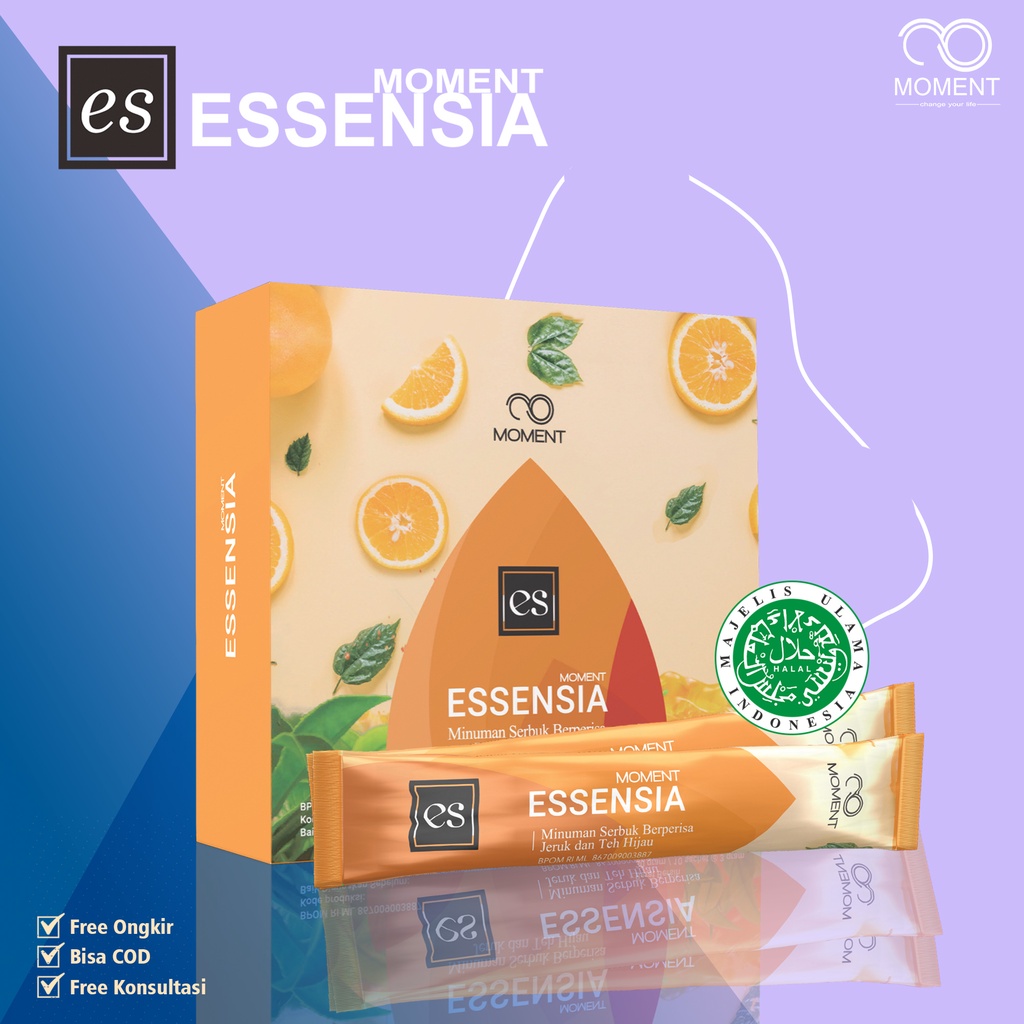 ESSENSIA MOMENT 30 Sacet  Anti oksidan virus Covid alerghi infeksi pernafasan flek paru batuk pilek