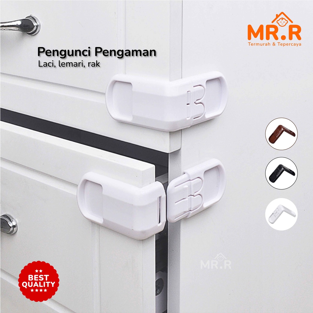 Pengaman Pintu Laci Lemari Pengunci Rak dan Kunci Lemari Anak Bayi Baby SAFETY LOCK BABY CHILD