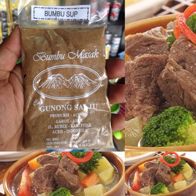 

GUNONG SALJU Bumbu sop Khas Aceh