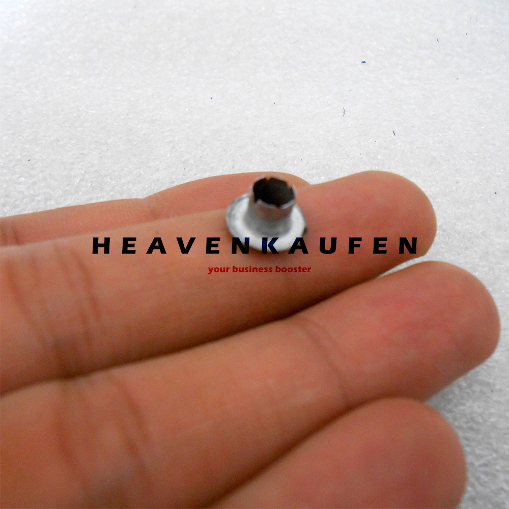 Mata Ayam Eyelet Mata Itik 5 mm Warna Hitam (BUKAN Black Nikel) Harga Per Pack isi 100 Pcs