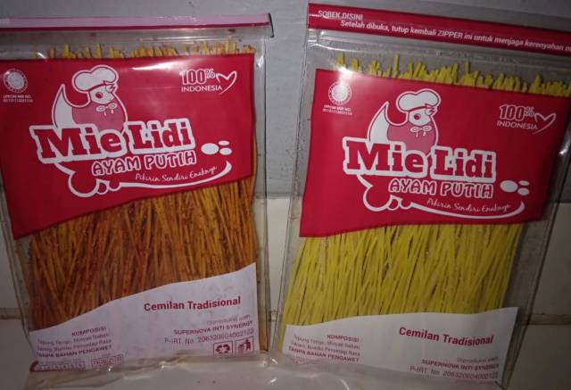 

Mie Lidi Ayam Putih Gurih Original 50 PCS