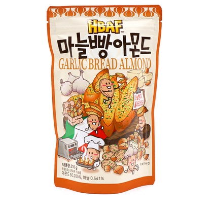 

HBAF (TOMS) Garlic Bread Almond 210g kacang almond dengan roti bawang