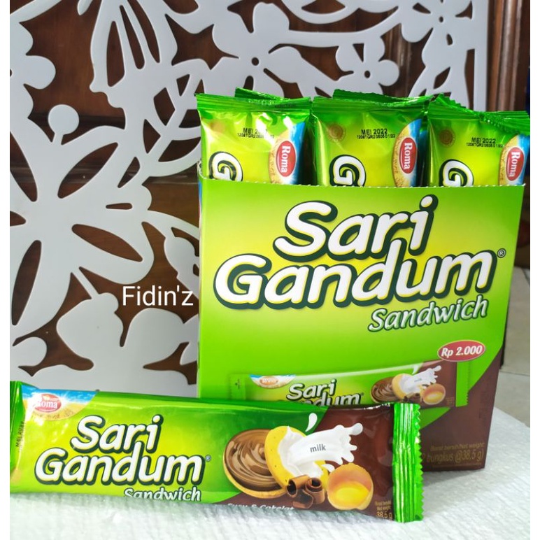 

Roma Sari Gandum Sandwich 39gr Ecer