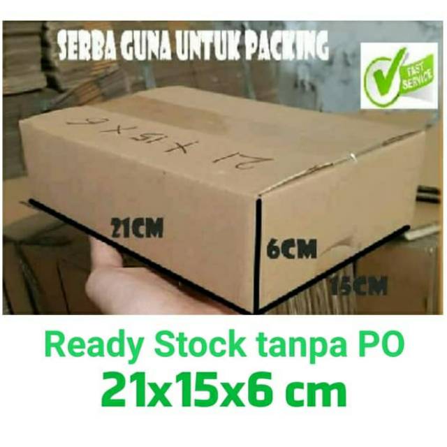 

KARDUS/KARDUS/KARTON POLOS MURAH UK 21 x 15 x 6 cm Ready Stok