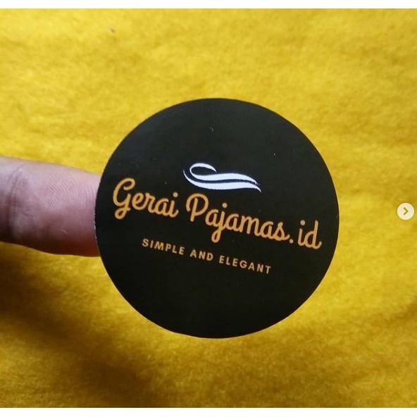 

Stiker Kemasan / Label + cutting - Bahan Cromo ukuran A3