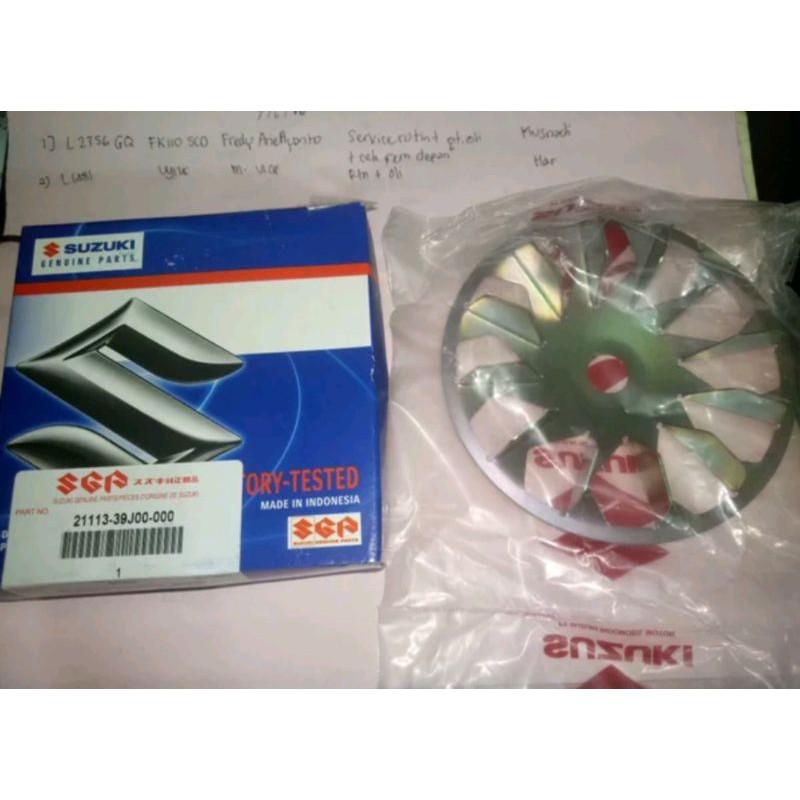 KIPAS CVT FAN FIXED DRIVE SUZUKI ADDRESS NEX 2 NEX II ORIGINAL SGP