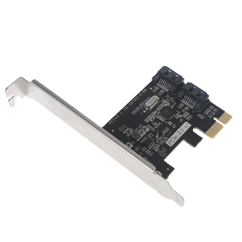 Btsg PCIe Ke 2port SATA3.0 6Gbps SSD Adapter PCI-e PCI Untuk Express x1 Controller Bo