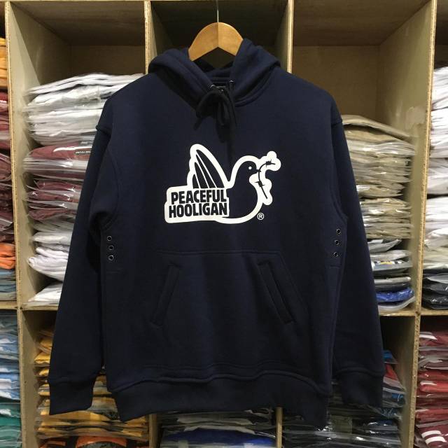 Hoodie PeaceFul Hooligan Navy
