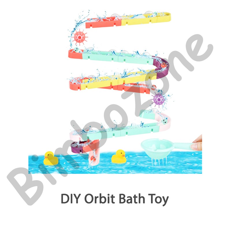 Bimbozone - Mainan Anak mainan mandi bayi Baby Bath Toy Mainan air - DIY ORBIT BATH TOY