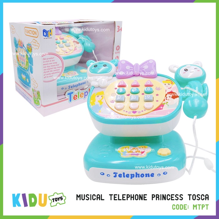 Mainan Anak Telepon Musical Telephone Princess Kidu Toys