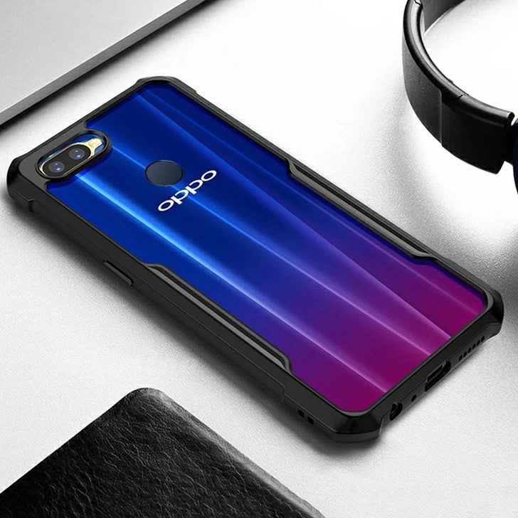 Case OPPO A12 Armor Anti Shock Acrylic Transparent Soft Casing OPPO A12 Soft Akrilik Hardcase