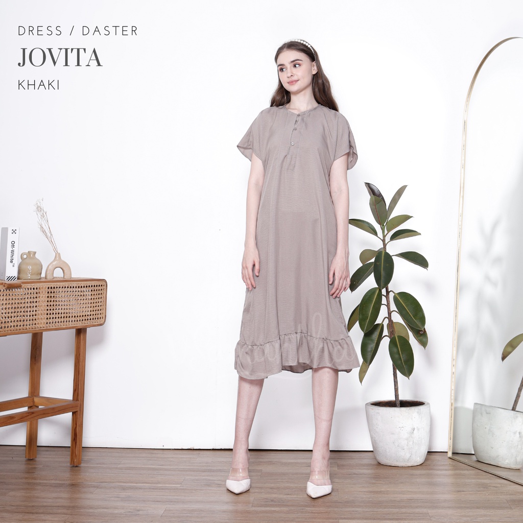 Dress / Daster Airflow Crinkle Rampel Jovita