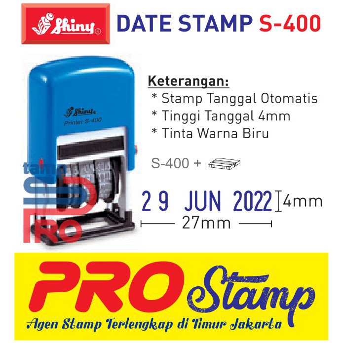 

Stempel Shiny S-400 (Dater 4mm)