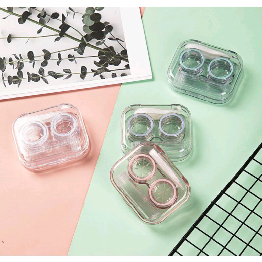 TEMPAT SOFTLENS CASE MINI TRANSPARAN