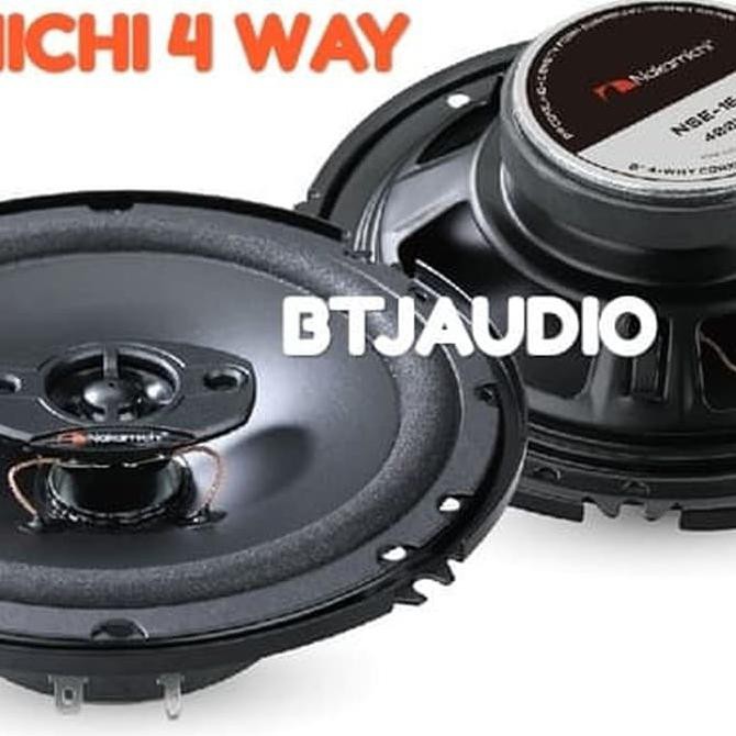 SPEAKER MOBIL COAXIAL NAKAMICHI NSE-1617 MODEL 4 WAY (BARANG ORIGINAL)