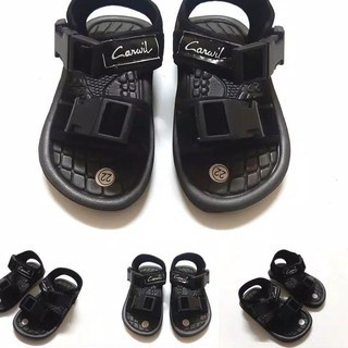 SANDAL GUNUNG ANAK KECIL - WARNA HITAM SEPATU OUTDOOR PENDAKI COWOK LAKI AKSESORIS SIMPLE JELLY POLO