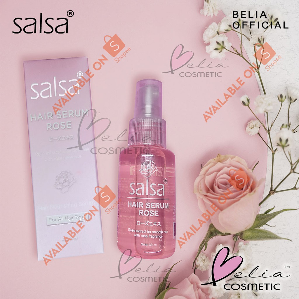 BELIA Salsa Hair Serum Rose Spray | Serum Rambut | Hijab