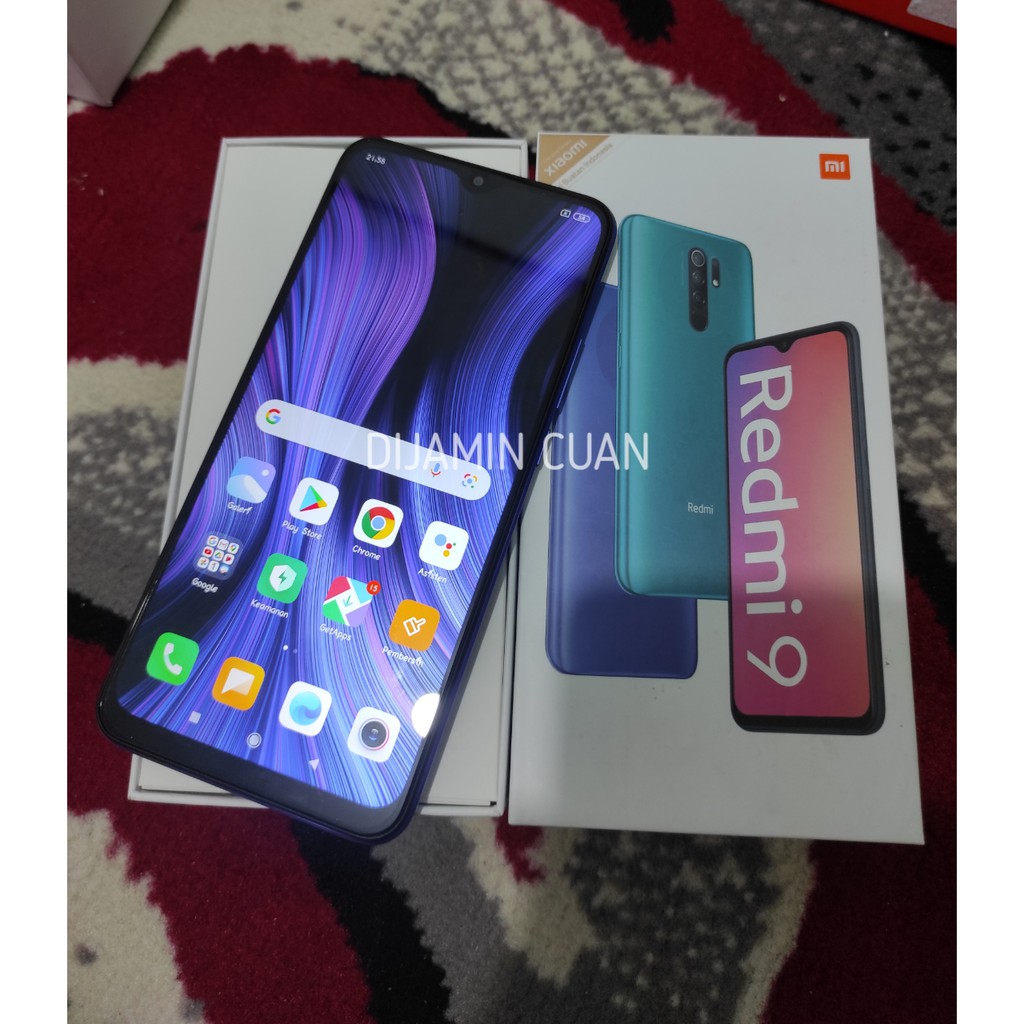 Redmi 9 Ram 4/64 GB  Second bergaransi