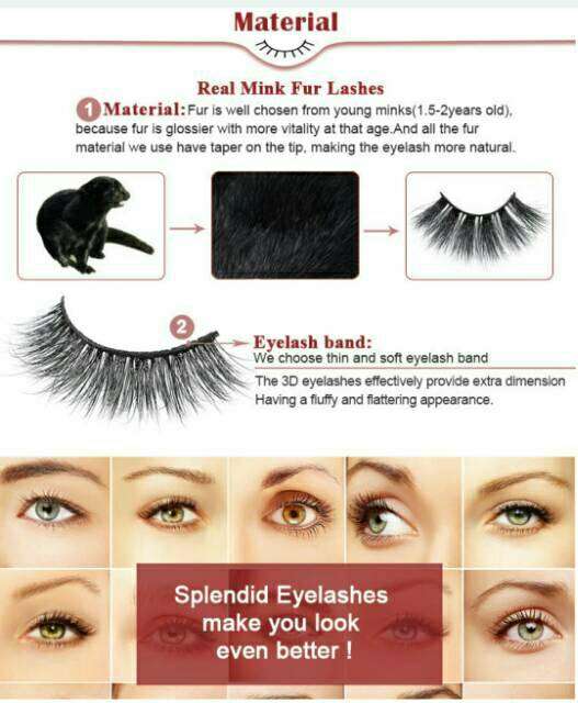 Bulu Mata 3D Mink - Original Claude - XM028P