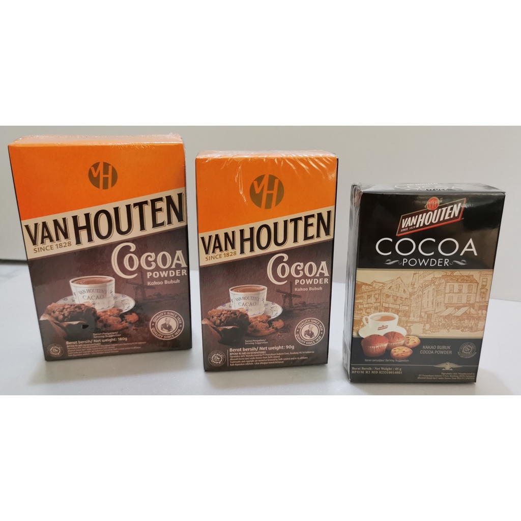 

Van Houten Cocoa Powder 180gr, 90gr, 45gr