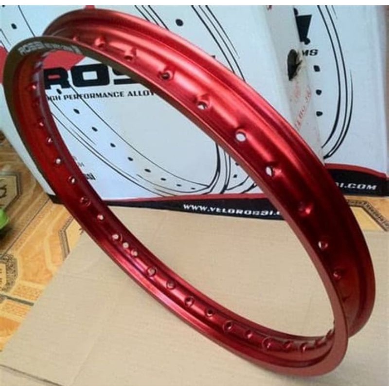 velg Rossi iso harga 1 pcs ring 17 UK 140,160 warna merah