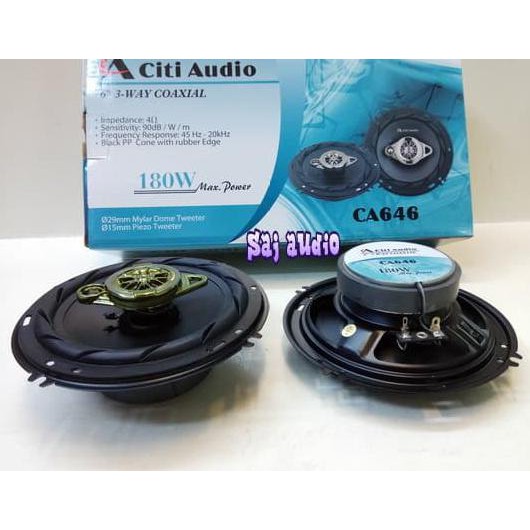 Speaker Pintu Mobil 6 Inch 3way CITI AUDIO CA646.....Suara Mantap