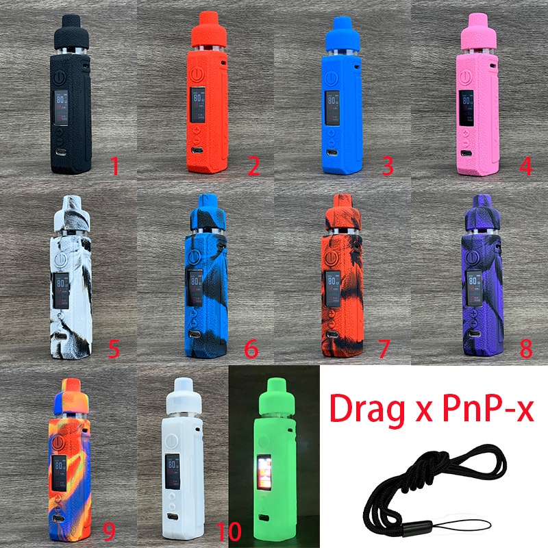 Case Silikon Pelindung Untuk Drag X PnP-X Tekstur Cover Lengan Karet Lembut Pelindung Bungkus Kulit Kotak Dengan Lanyard Gratis