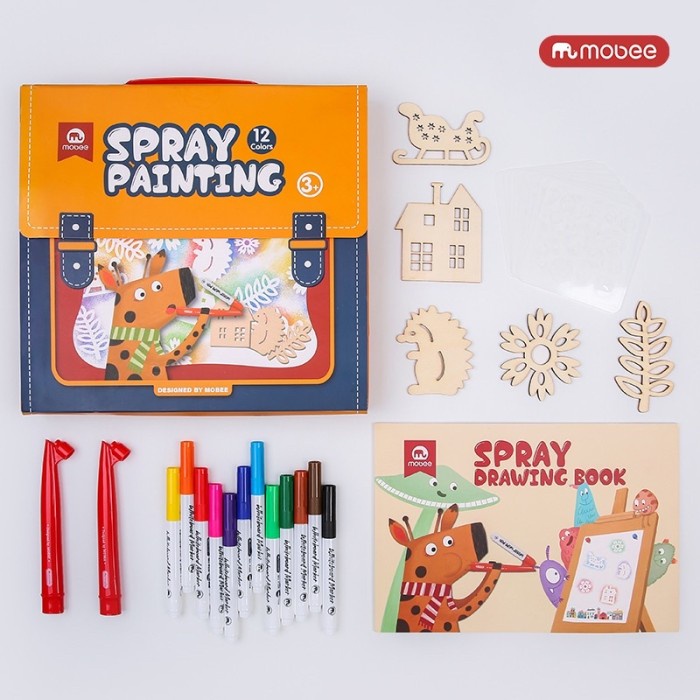 

Produk Terbaru Mobee Spray Painting Set Children Art Craft Set