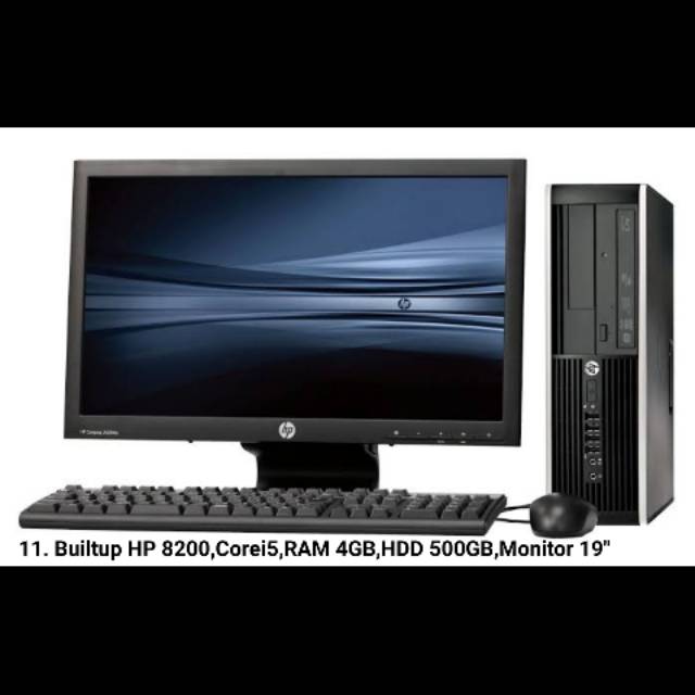 Paket Komputer Builtup Hp 8200 i5