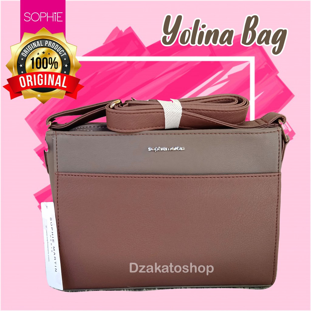 Tas Selempang Wanita Yolina Sophie Martin Paris Promo Terbaru Kekinian 2025 Premium Sling Bag Eksclu