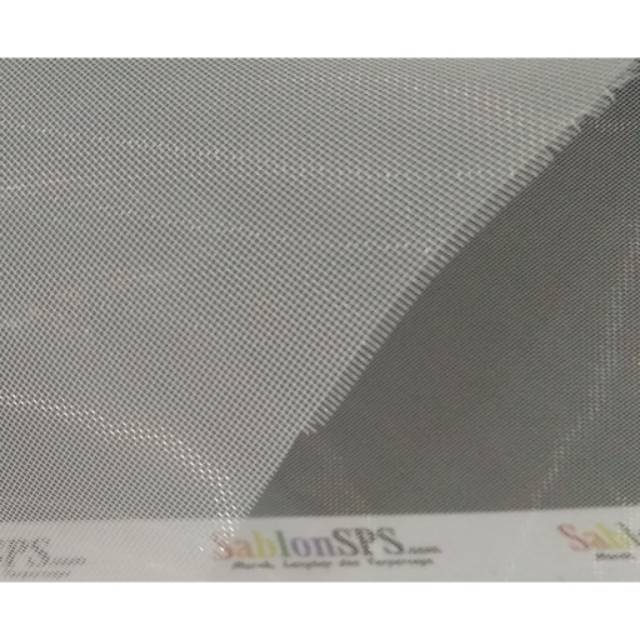 Kain Screen Mesh Sablon T 15/16 Putih l:165cm