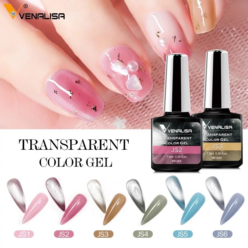 Venalisa Transparent Color Gel / 9D Cat Eye Gel Polish/ Spar Cat Eye Venalisa / Venalisa Cat Eye