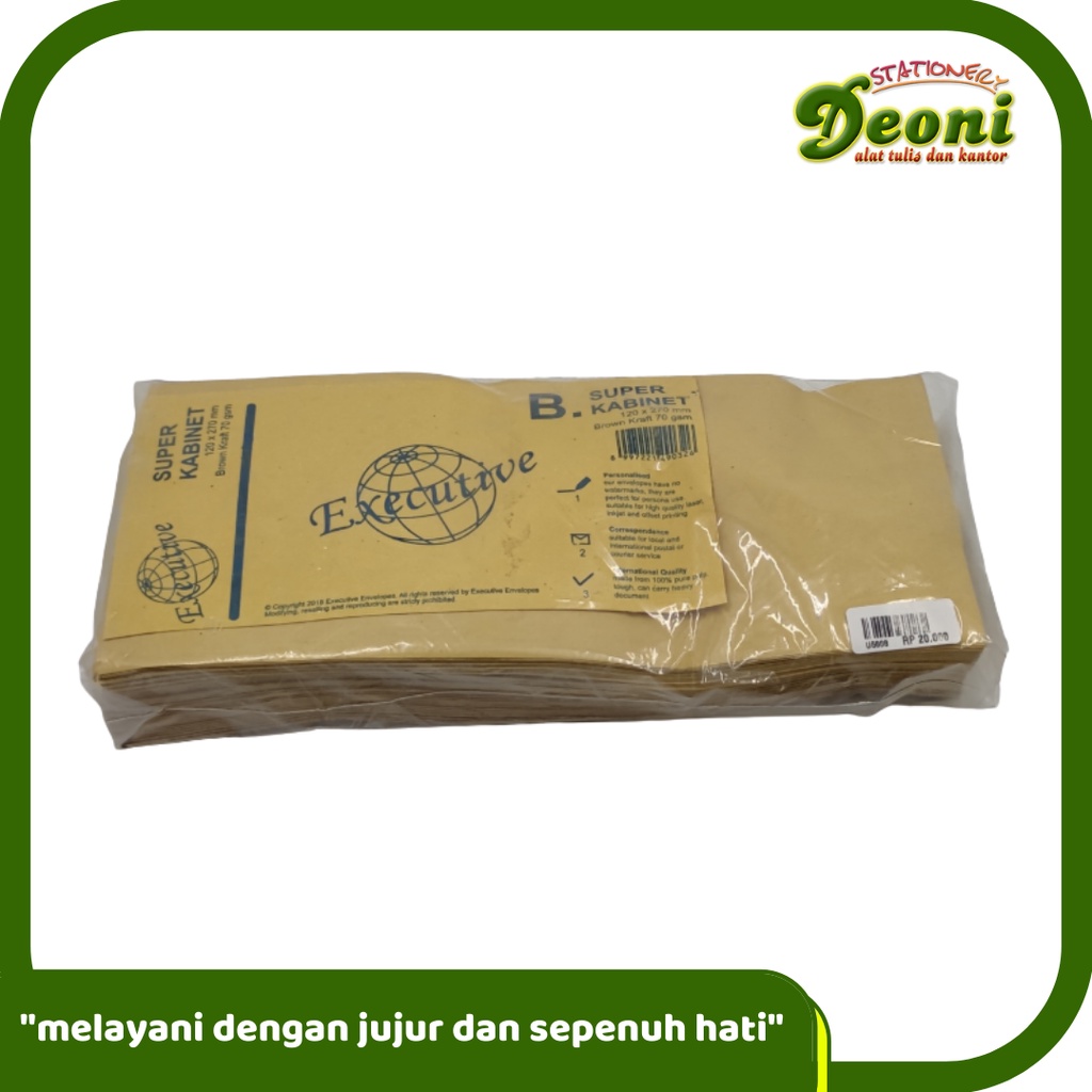 

Amplop Samson Super Kabinet Executive 70gr ( isi 100 pcs)