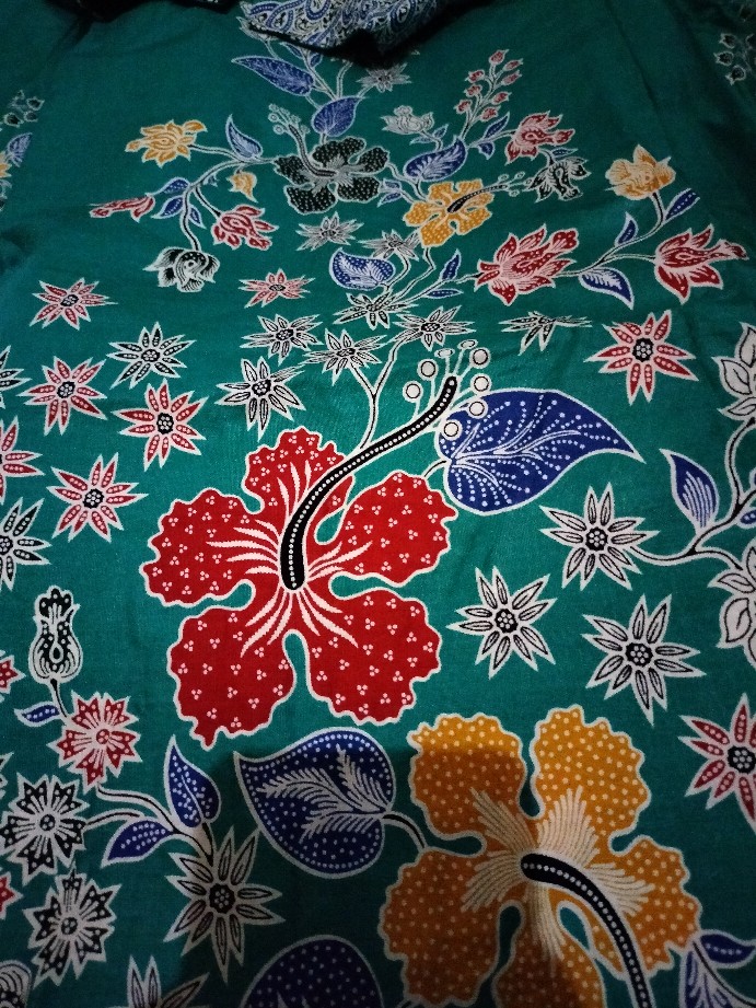 Tunik Batik Irma Premium Motif Bunga Sepatu Jaya