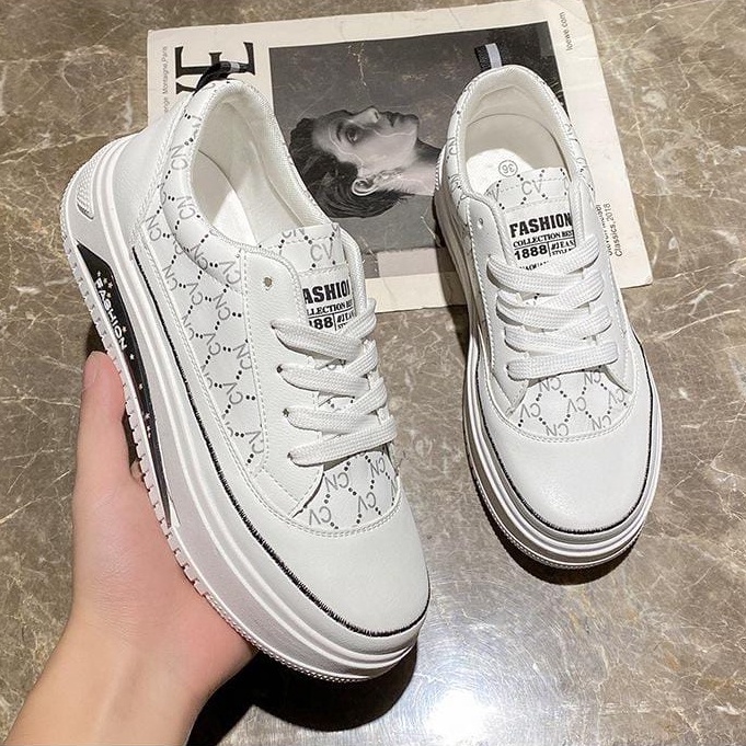 TBIG [COD] Sepatu Sekolah Sneakers Import Shoes FASHIONCN Wanita Sepatu Korea Style Sekolah Kuliah