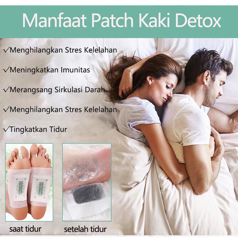 Koyo kaki Detox Foot Patch Wormwood Herbal 50PCS Slimming Relief Kelelahan, Dehumidification, Menenangkan Tidur,Detoksifikasi