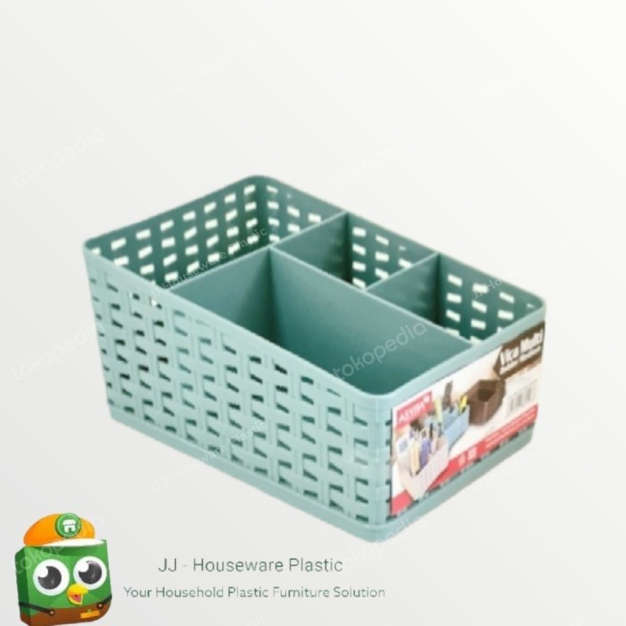 

Jualan Asvita Basket/Vica Multi Holder Sekat 4 Asvita/Asvita Keranjang Hemat