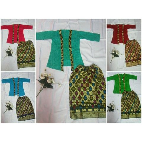 Kutu baru panjang anak 8-10 tahun Baju kebaya anak muslim
