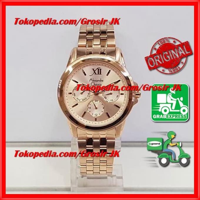 Alexandre Christie Pria Wanita Model Terbaru Best Saller / Jam AC