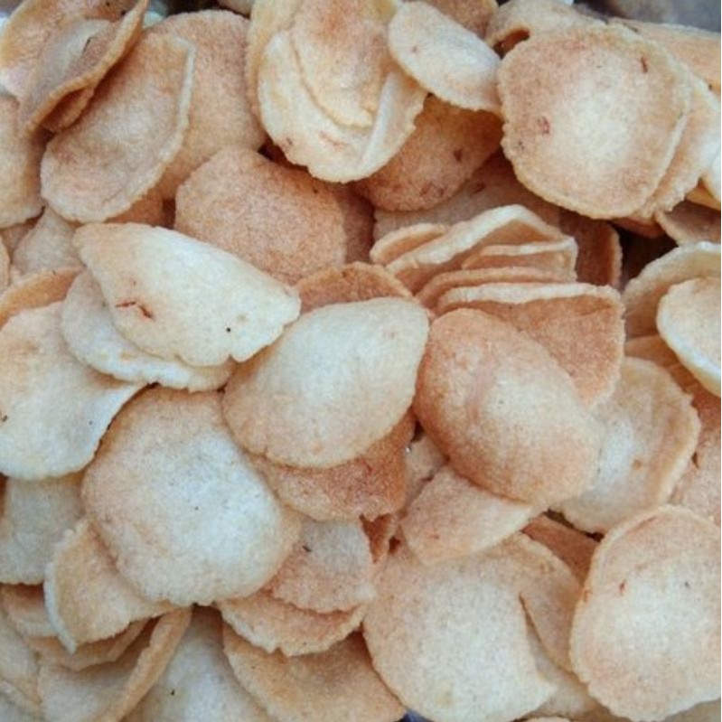 JAJANAN KERIPIK / KERUPUK KAMPUNG SINGKONG PEDAS CAP PANDA 500g