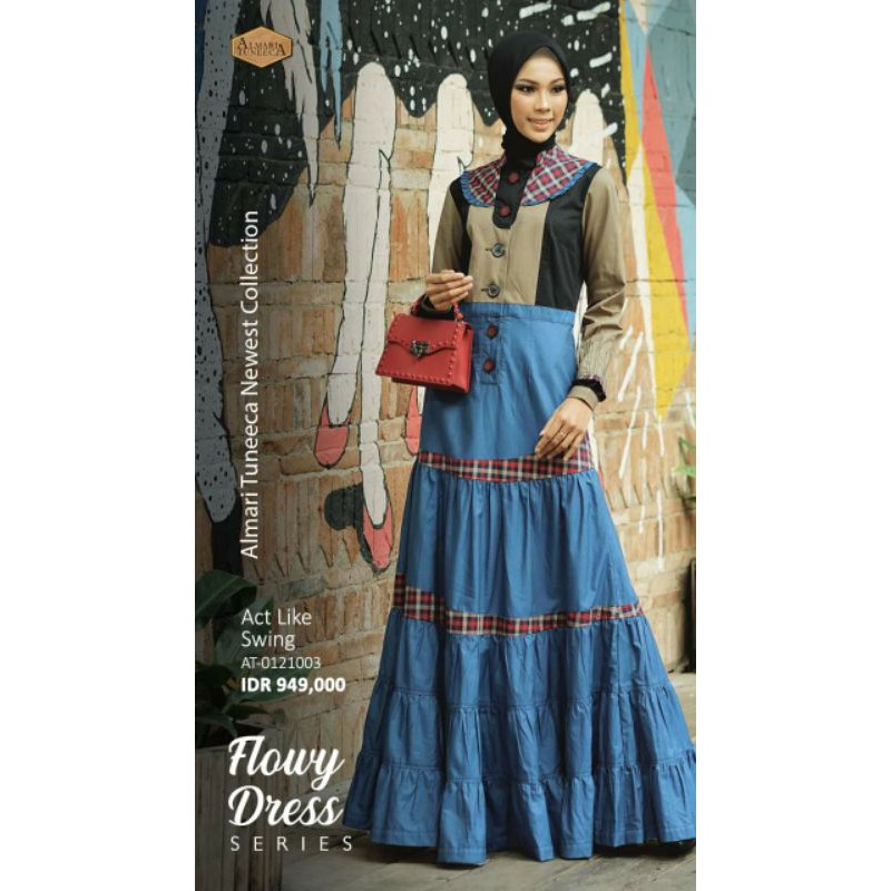 ALMARI TUNEECA JANUARI 2021 DISKON SALE PROMO AT-0121003 GAMIS LONG DRESS