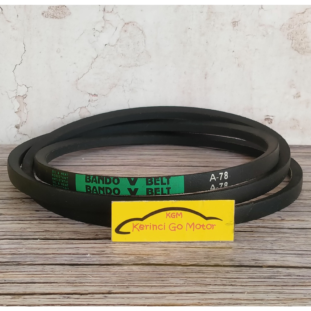 BANDO VAN BELT A-78 V BELT TALI KIPAS A78 FAN BELT VANBELT POLOS A-78