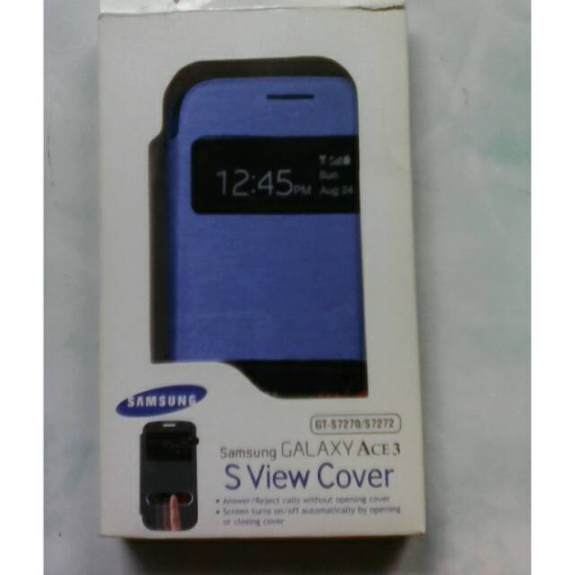 Flip cover case view samsung galaxy ace 3