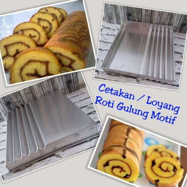 Loyang Bolu Gulung Roll Kue Motif Shopee Indonesia