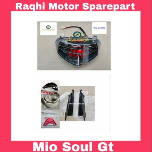Sambungan Body Mio Soul Gt 1 Set / Body Mio Soul Gt / Cover Body Sambungam Mio Soul Gt