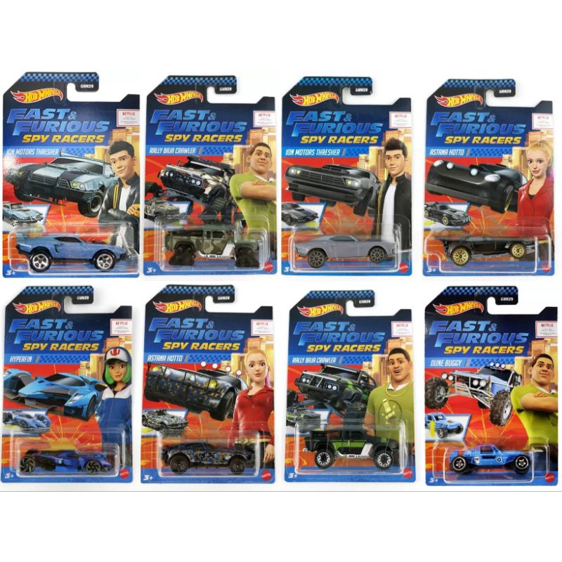 Hot Wheels Fast &amp; Furious Spy Racers Mobil Balap Original Hotwheels  Mattel