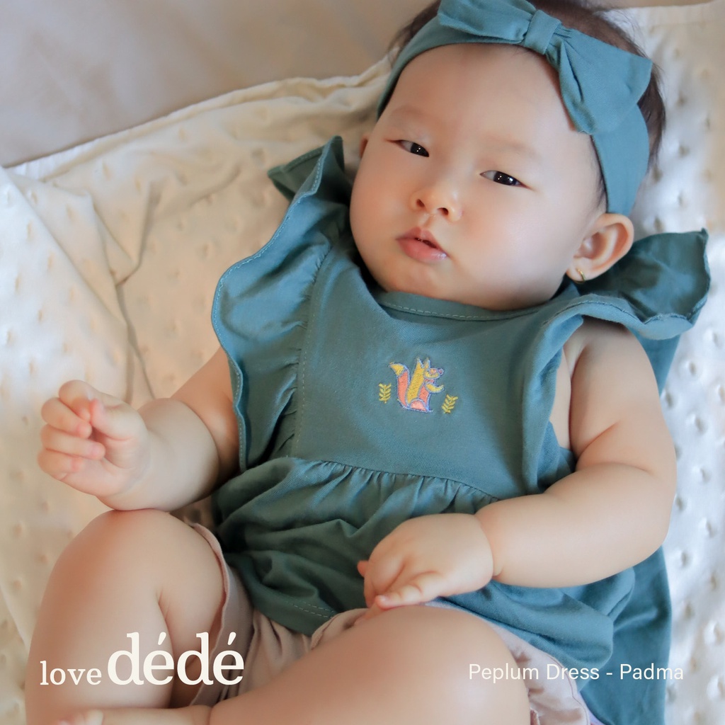 PADMA PEPLUM dress - lovedede Baju Setelan Dress Pergi Lucu Fashion Anak Bayi Perempuan Terlaris