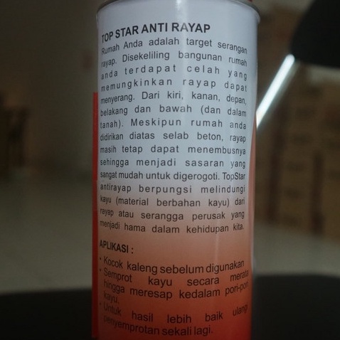 ANTI RAYAP AMPUH TOP STAR 500ML PROMO